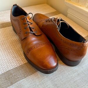 Cole Haan Tan Leather Men's Oxfords